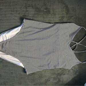 Aerie Black and White Swimsuit Large